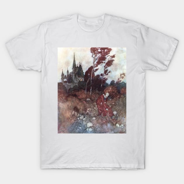 The Wind's Tale by Edmund Dulac T-Shirt by vintage-art